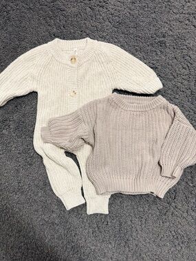 Oat And Co Baby Knit Set - Size 6M - EUC